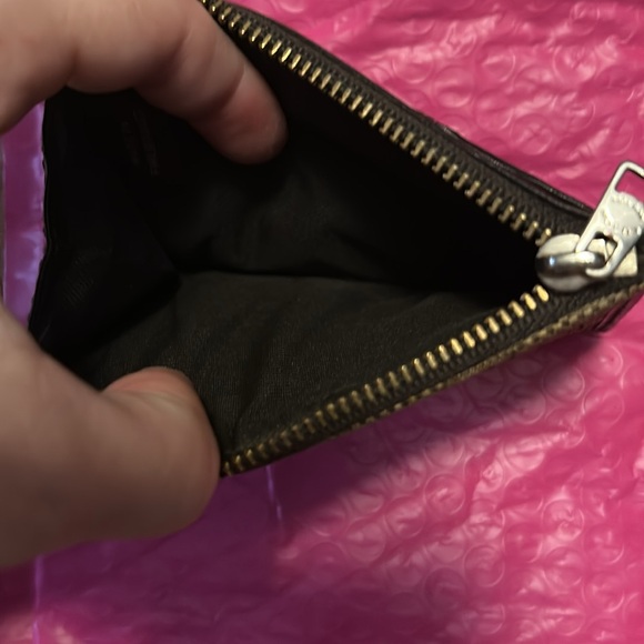 Coach Brown and Black Compact Wallet - Picture 9 of 9